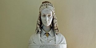 Bust of Annette von Droste-Hülshoff by Anton Rüller at the Meersburg Prince's Little House