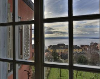 Ausblick auf den Bodensee aus dem Fürstenhäusle Meersburg