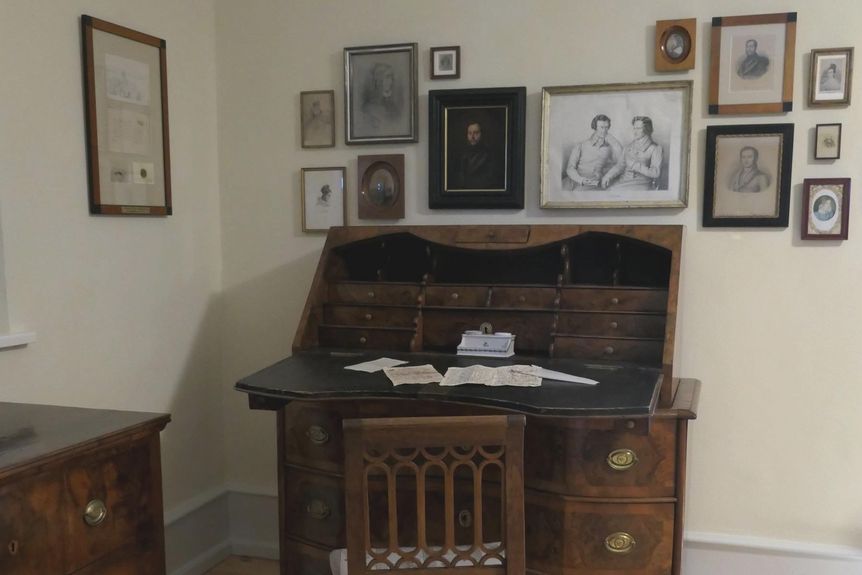Fürstenhäusle Meersburg, Sekretär im Paradezimmer