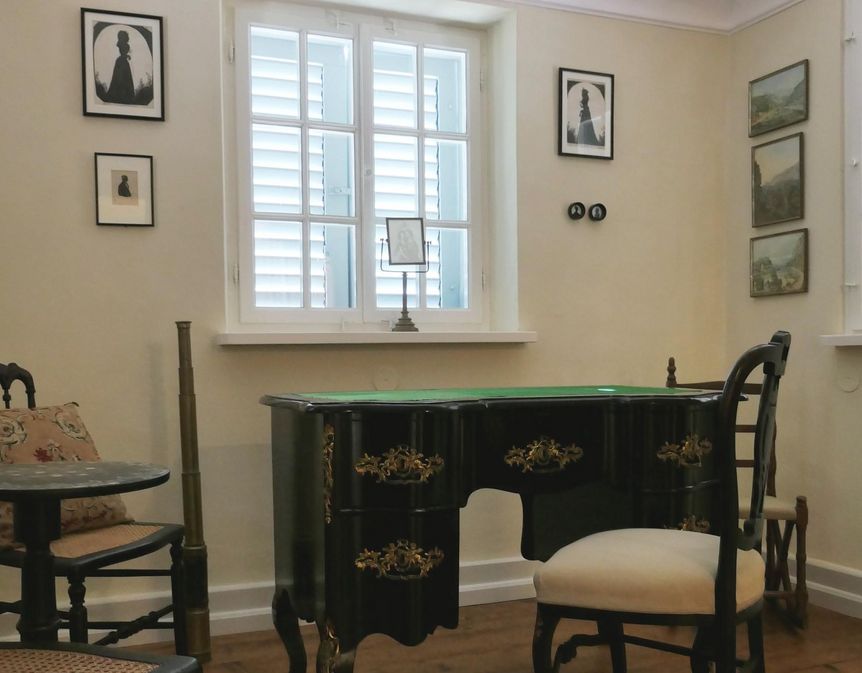 Fürstenhäusle Meersburg, Arbeitszimmer im Schwalbennest
