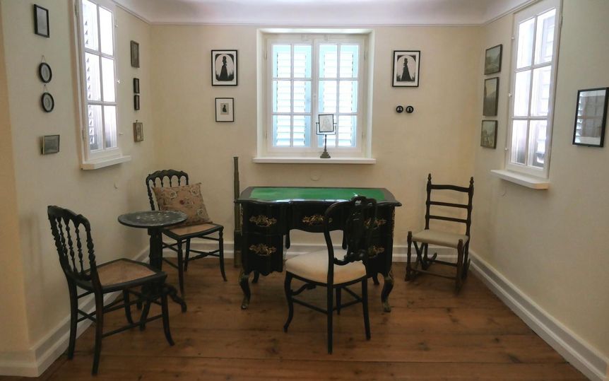 Fürstenhäusle Meersburg, Arbeitszimmer im Schwalbennest